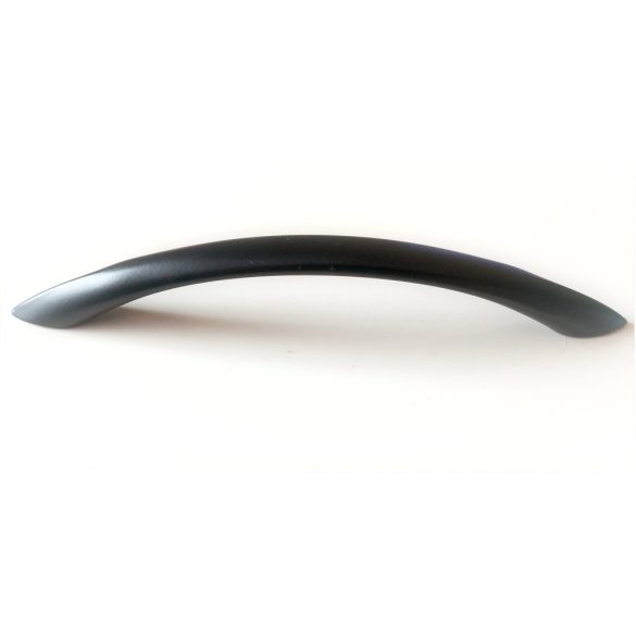 PIOMBINA fém bútorfogantyú, matt fekete színű, 128 mm furattávval