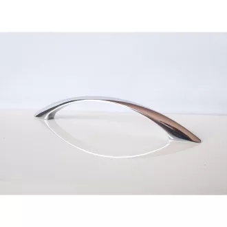  PIOMBINA Möbelgriff aus Metall, Farbe Chrom glänzend, Bohrung 96 mm