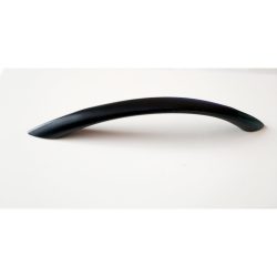   Piombina metal furniture handle in matt black with 96 mm hole spacing