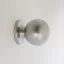 TOMIC Metall-Möbelknopf in satiniertem Chrom