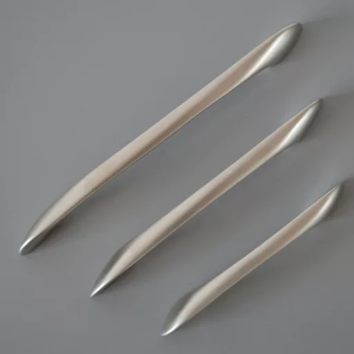 BESINA Möbelgriff aus Metall, Farbe Nickel satiniert, BA 160 mm