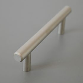   HRAZDA szatén nikkel színű, fém bútorfogantyú, rúd, 128 mm furattávval