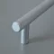HRAZDA Metall-Möbelgriff, Stange, matt verchromt, Bohrung 96 mm