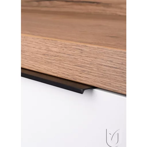 LUCATA Metall-Möbelgriff, mattschwarz, mit 64 mm Lochabstand