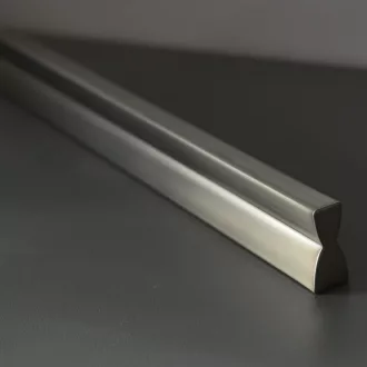 Möbelgriff aus Metall, Bohrung 160 mm, Farbe Nickel matt