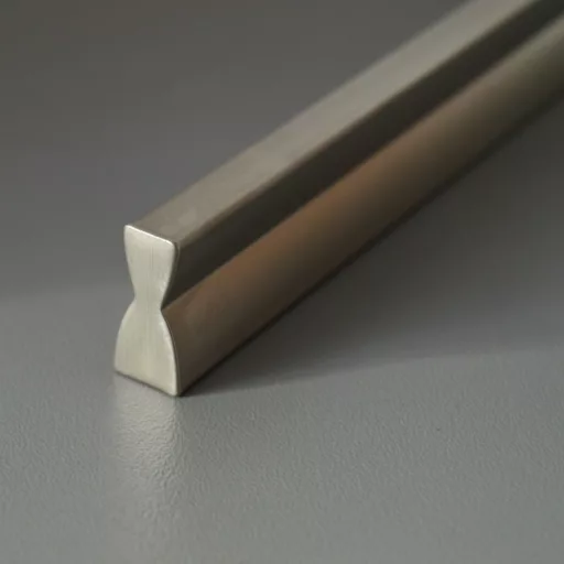 Möbelgriff aus Metall, Bohrung 160 mm, Farbe Nickel matt