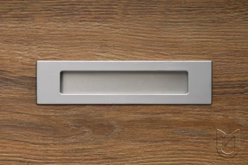 MADRID Metall-Möbelgriff, satiniert verchromt, 128 mm BA