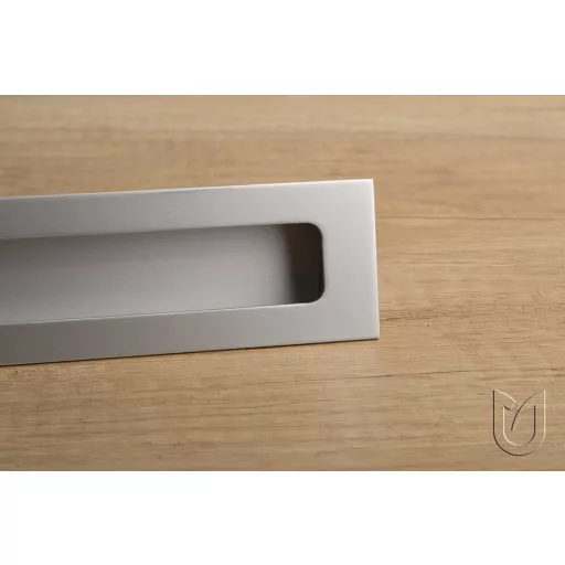 RULIDA fém bútorfogantyú, szatén króm színű, 256 mm furattávval
