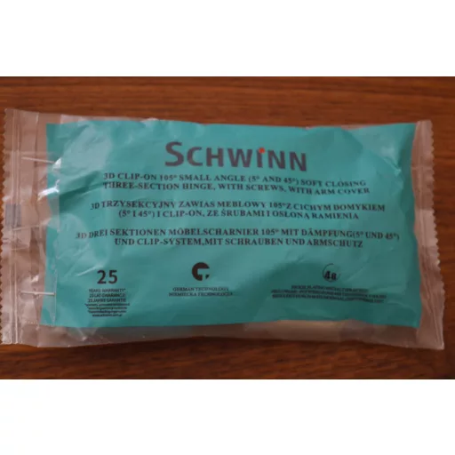 Schwinn 3D 105° Finoman záródó, ráütődő kivetőpánt