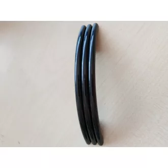 Kunststoff-Möbelgriff, schwarz, 64 mm Lochabstand