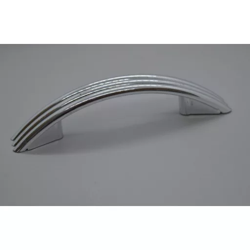 Kunststoff-Möbelgriff, silber, mit 64 mm BA