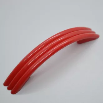 Kunststoff-Möbelgriff, rot, mit 64 mm BA