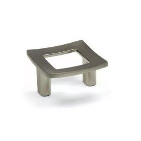 FRAME fém bútorgomb, nemesacél színű 41x41 mm