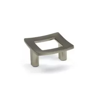 FRAME fém bútorgomb, nemesacél színű 41x41 mm