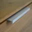 4394_128_alu Metall-Möbelgriff, Kantenmontage, alu, 128 mm Lochabstand