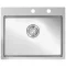 StrongSinks S3 Mosogató Duna 550, 550 x 505 mm rozsdamentes acél excenteres