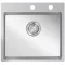 StrongSinks S3 Mosogató Duna 500, 500 x 505 mm rozsdamentes acél excenteres