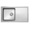 StrongSinks S3 Mosogató Dnipro 865, 865 x 505 mm rozsdamentes acél excenteres