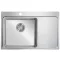 StrongSinks S3 Mosogató Nida 787, 787x 520 mm rozsdamentes acél, jobbos csepegt.
