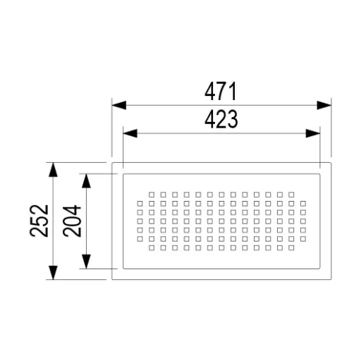 StrongSinks S3 kiegészítő, nemesacél csepegtető tálca, ZALA gránit mosogatókhoz