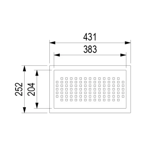 StrongSinks S3 kiegészítő, nemesacél csepegtető tálca, gránit mosogatókhoz