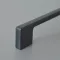 Mattschwarzer Metall-Möbelgriff mit 320 mm Lochabstand