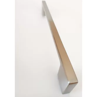   NAKANA Möbelgriff aus Metall, Farbe Nickel gebürstet, Bohrung 160 mm
