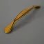 5033AE96-Möbelgriff aus Messing antikisiert Metall mit 96 mm Lochabstand