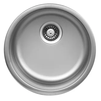   StrongSinks S1 Mosogató Ondava, polír. rozsdam. acél kerek átm.444mm,felső szer.