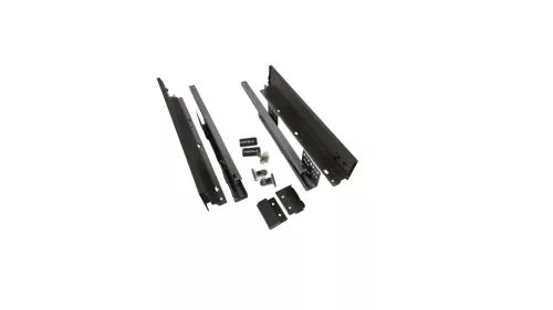 Hafele keskenyfalú fiókrendszer, 135/300 mm, Matt Antracit szín