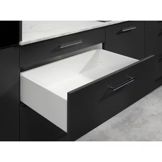   Hafele Schubladensystem mit schmalen Wänden, 135/500 mm, Farbe Weiss