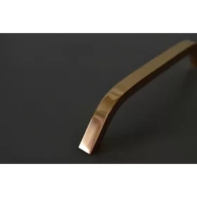 6065_AR Arany színű, fém bútorfogantyú 128 mm 