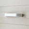 6068_FE Weiss Metall-Möbelgriff mit 128 mm Lochabstand