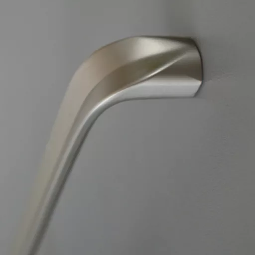 Möbelgriff aus Metall matt inox 128 mm