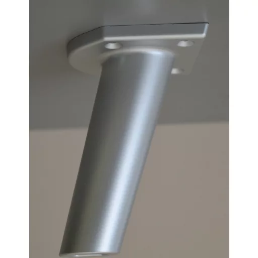 Nem állítható, műanyag bútorláb, modern, 120 mm magas