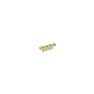   LINE bútorfogantyú, fém, Matt arany színben 32 mm furattávolság