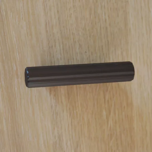 LINE bútorfogantyú, fém, Mokka Barna színben 32 mm furattávolság