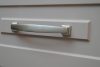 Metall-Möbelgriff, satin , 160 mm Bohrung, klassisch