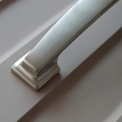 Metall-Möbelgriff, satin , 160 mm Bohrung, klassisch