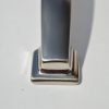 Metall-Möbelgriff, satin chromt, 160 mm Bohrung, klassisch