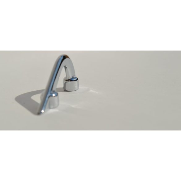 Metal furniture handle, chrome, 32 mm bore size