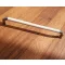 Metall-Kunststoff-Möbelgriff, chrom-weiß, mit 128 mm BA