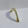 Metall-Kunststoff-Möbelgriff, gold-weiß, 96 mm Lochabstand