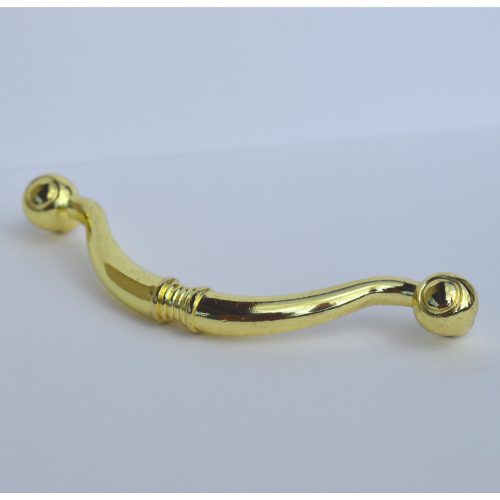 9.1268 Arany, retro 96 mm furattávú fém bútorfogantyú