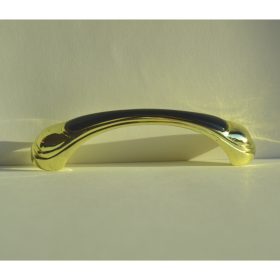   Fém bútorfogantyú, arany-fekete színű, 96 mm furattávval