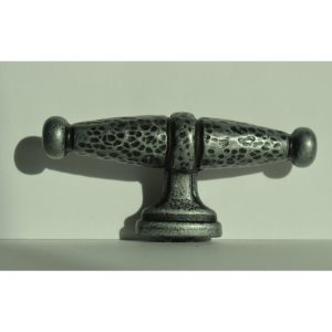 Rustikaler Stil antiker schwarzer Metallmöbelknopf