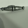 Rustikaler Stil antiker schwarzer Metallmöbelknopf