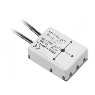 Pult alatti kapcsoló, fehér, 12V/DC, Max 50W