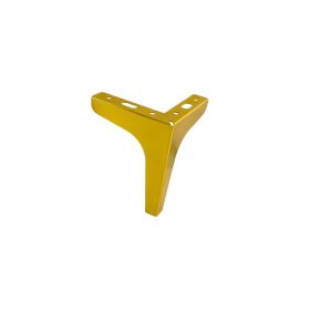  Glänzender goldener Möbelfuß, nicht verstellbar,  modern, 100 mm hoch