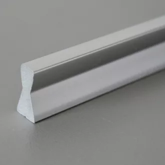   Möbelgriff aus Kunststoff, Farbe Chrom matt, mit 480 mm Lochabstand